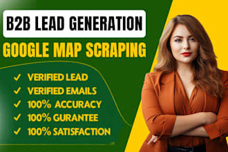 do google map scraping, b2b lead generation, web scraper