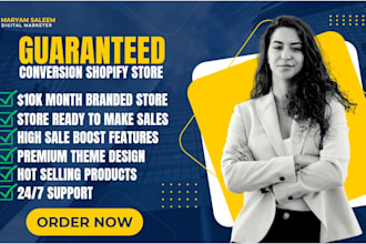 do shopify store design, shopify website or shopify store design