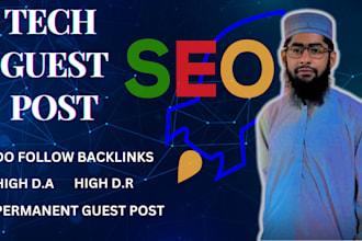 do high quality tech guest post on high da dr websites