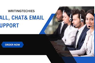 be your fulltime virtual assistant for call chat and email support