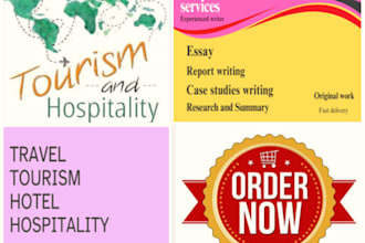 do tourism and hospitality case studies and essays