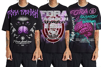 create streetwear t shirts and other apparel designs