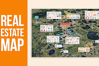 do commercial real estate aerial and illustrated map and for offering memorandum