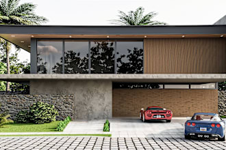 do 3d rendering architecture exterior rendering and 3d floor plan