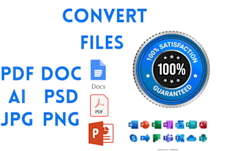 create fillable form, formatting and conversion of documents
