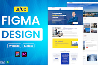 do figma website design, website ui ux, landing page ui ux, website design figma