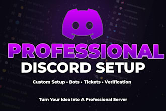 setup and design your custom discord server