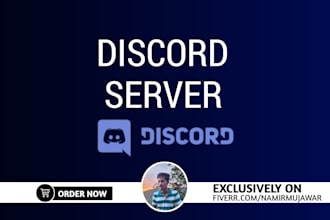 setup best custom discord server in just 5 dollars