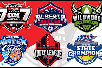 design basketball, baseball, football, hockey, team, event, league sports logo