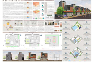 design architectural presentation board or poster