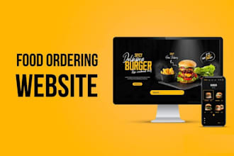 design online food ordering and delivery website for your business
