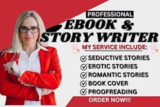 write seductive erotic romance ebooks with professional proofreading,book cover