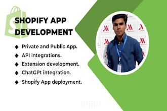 develop shopify public and private apps