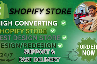 do a shopify web store