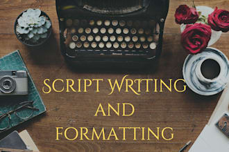 write and format the script of your film, web series and TV shows