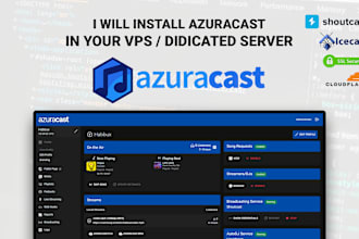 install and setup azuracast in your vps or dedicated server