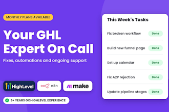 be your gohighlevel virtual assistant for long term support