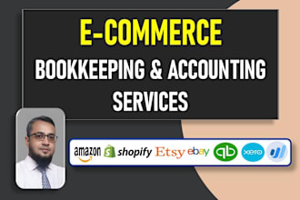 do ecommerce bookkeeping for amazon shopify ebay in quickbooks online xero wave