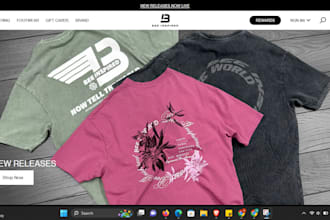 build modern shopify clothing store shopify fashion store clothing brand website
