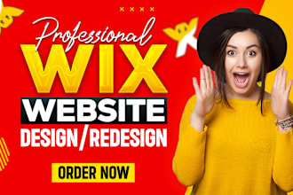 design, develop, or redesign wix website, wix studio website, figma to wix
