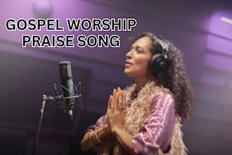 write, sing edm gospel music, soul, worship praise song as a female vocalist