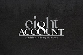 create modern creative text typography logo design