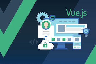 develop vuejs web application using vuetify, tailwind, quasar