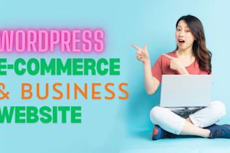 create a stunning wordpress website or redesign your e commerce site