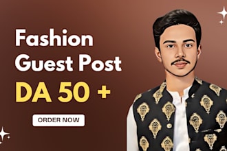 do fashion guest post on high da website