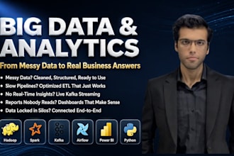 do your etl solutions, big data tasks of hadoop, kafka,spark