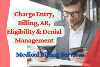 medical billing, payment posting, denial management, eligibility verification
