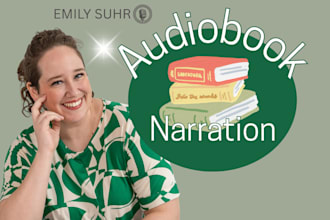narrate your audiobook with a warm, female american accent