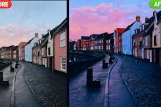 do color grading of your photo in 10 hours