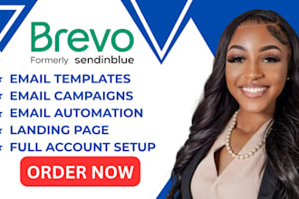 landing page design on brevo