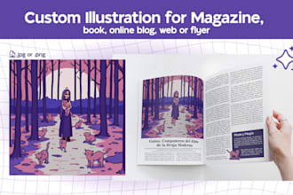 make an illustration for your magazine, online blog, or book