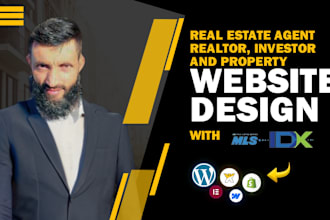 design real estate agent, realtor, investor, and property websites with idx mls