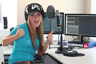 record a professional voice over for you