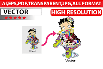 recreate, vector, edit, modify, remake, resize, redraw, fix the logo services