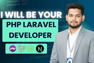 write custom laravel PHP script code for your project