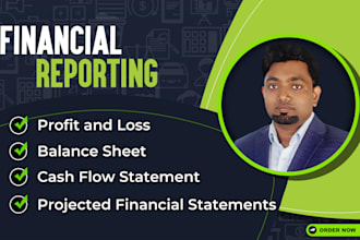 prepare financial statements, balance sheet, profit and loss, cash flows