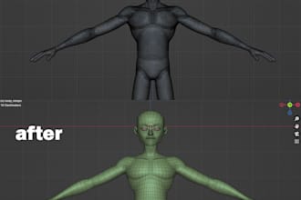 retopology for the best quality animation assets