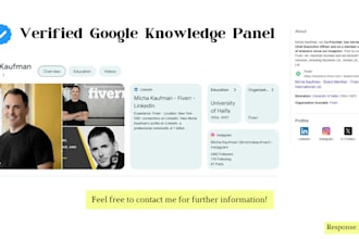 create or edit a verified google knowledge panel for individuals