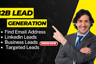 find email address, data entry, linkedin lead generation