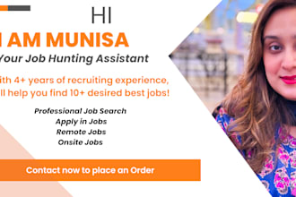 do professional job search, onsite and remote jobs for you