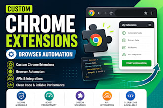 build custom chrome or browser  extension