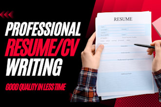 provide you resume CV writing services for entry level position