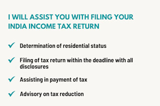 assist you with filing your india india income tax return