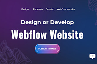 design, redesign, update or fix webflow website, convert your figma to webflow