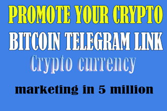 do ico crypto telegram promotion and bitcoin marketing