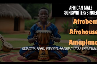 be your afro house, afrobeat, edm, african singer amapiano